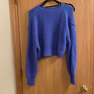 Boutique Purchase - Blue Women's cropped Sweater